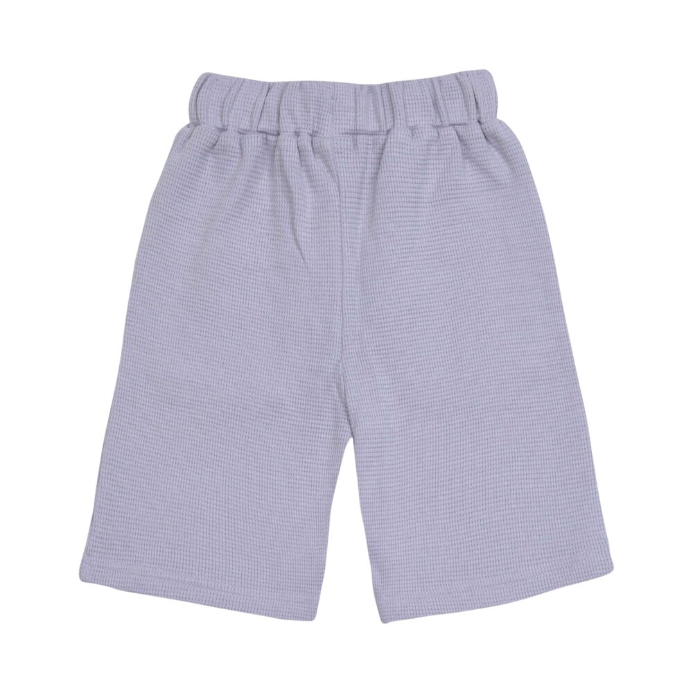 Short Waffle GOTS Pastel/lilac