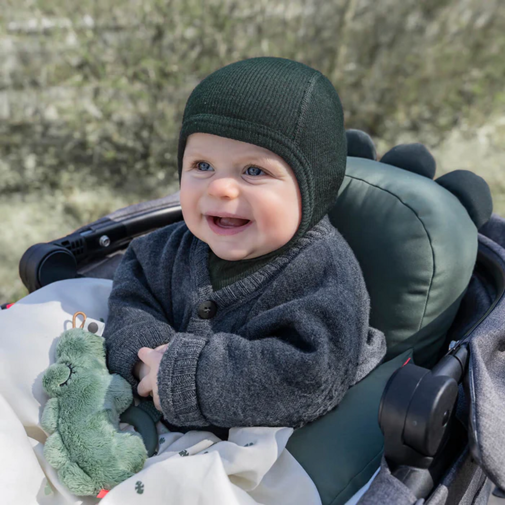Pram pillow Croco Green