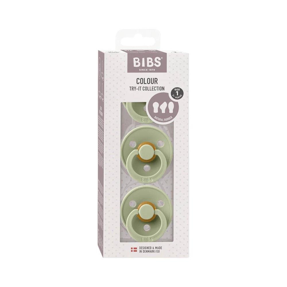 Fopspenen Latex - Rond,Anatomisch,Symmetrisch T1 - Try it pack Sage