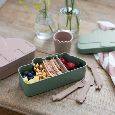 Lunch box Croco Green