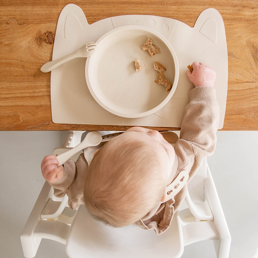 Silicone placemat Leopard Sand