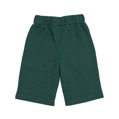 Short Waffle GOTS Dark green