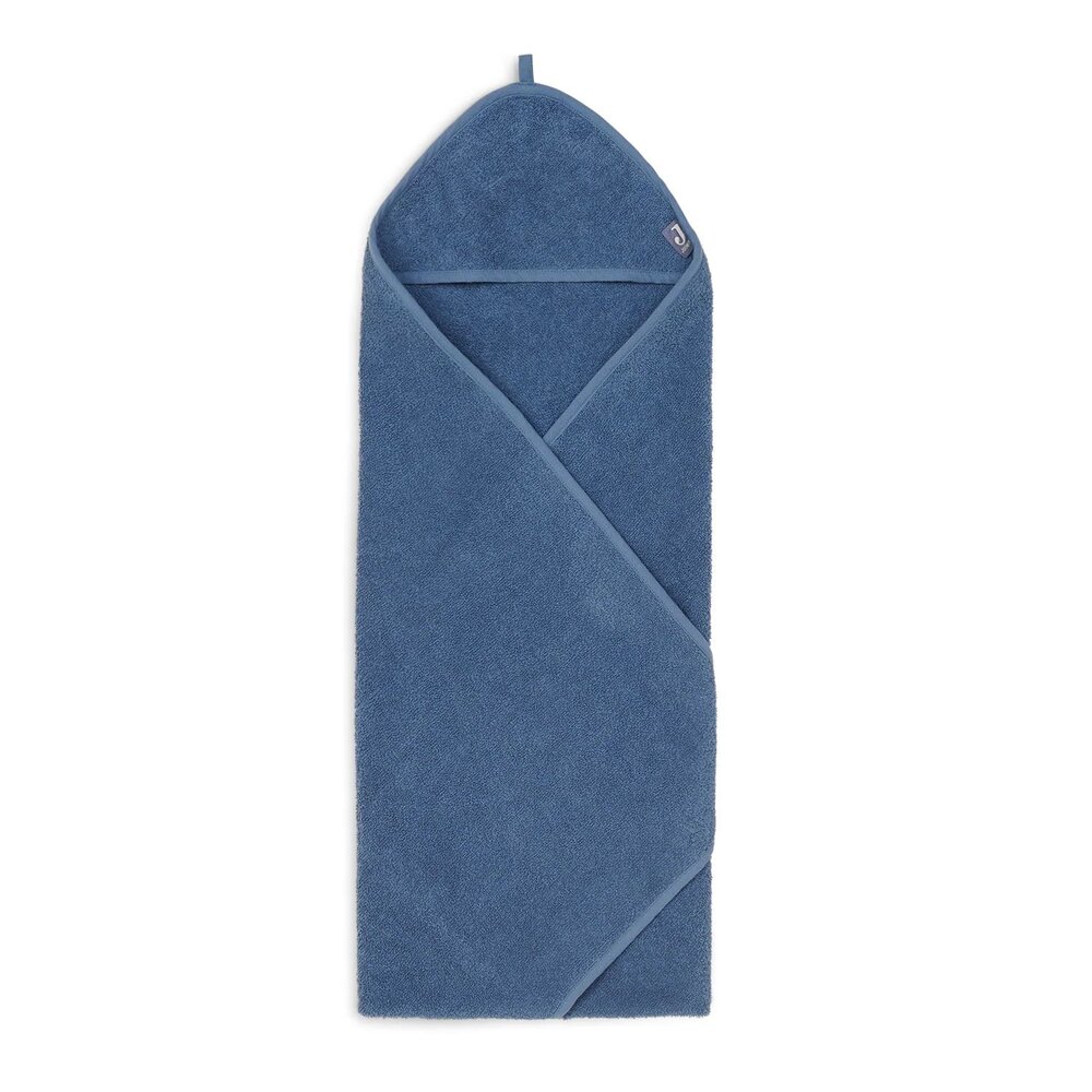 Badcape badstof 75x75cm Jeans Blue