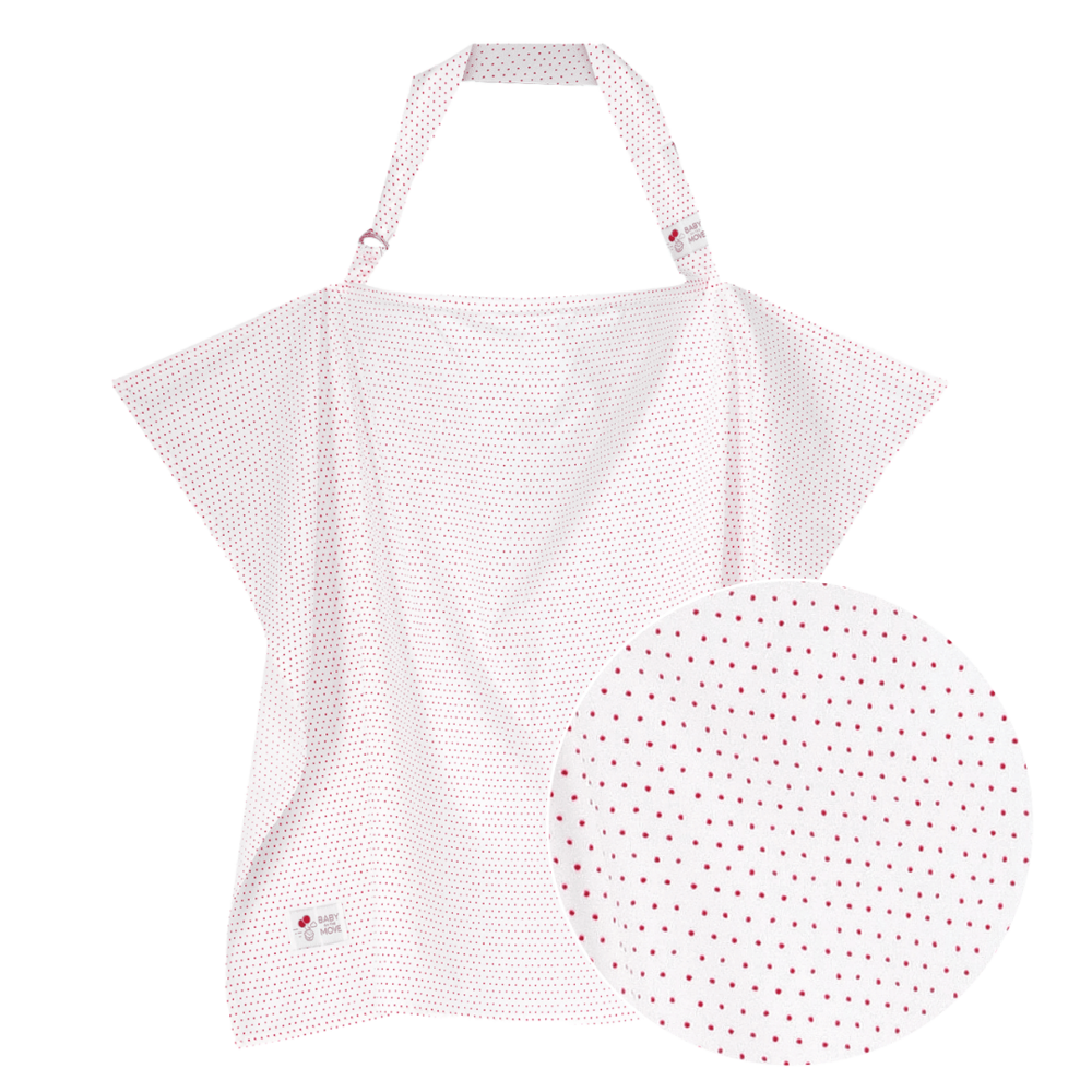 Borstvoedingsdoek Coral Polkas