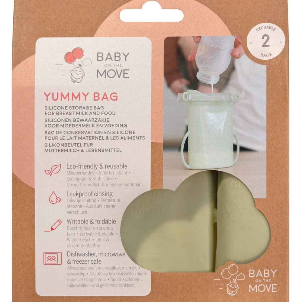 Yummy Bag - 2-Pack Bewaarzakjes voor moedermelk en voeding Aspen