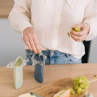Yummy Bag - 4-Pack Bewaarzakjes voor moedermelk en voeding Nature