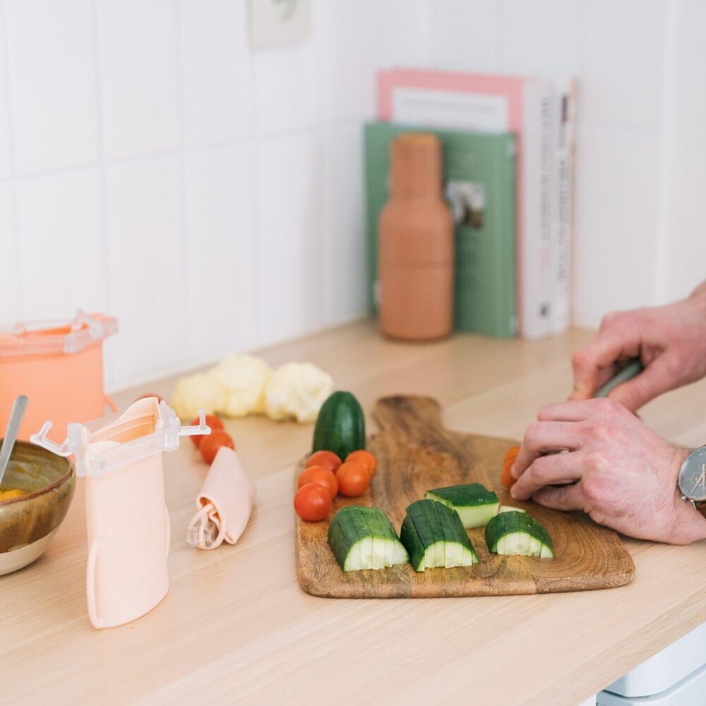 Yummy Bag - 4-Pack Bewaarzakjes voor moedermelk en voeding Flower