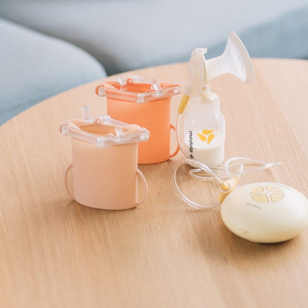 Yummy Bag - 4-Pack Bewaarzakjes voor moedermelk en voeding Flower