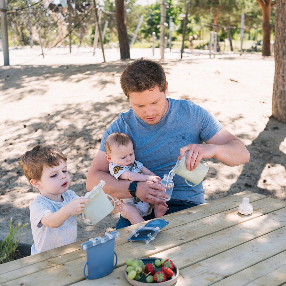 Yummy Bag - 4-Pack Bewaarzakjes voor moedermelk en voeding Nature