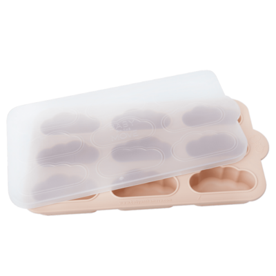 Yummy Tray - Vriesvorm voor moedermelk en babypuree Blush