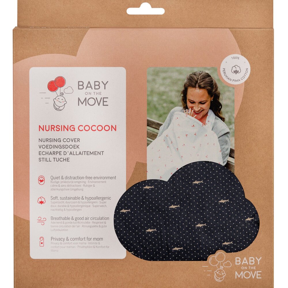 Borstvoedingsdoek Deep Blue