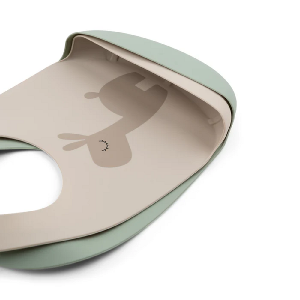 Silicone slabben 2-pack Lalee Sand/green