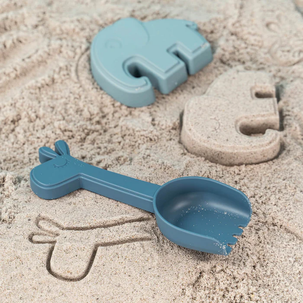 Sand play set 3 pcs Deer friends Blue