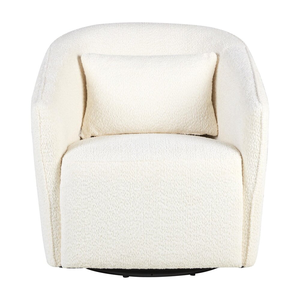 Gomi - swivel & gliding chair Cream