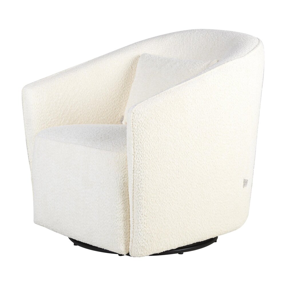 Gomi - swivel & gliding chair Cream