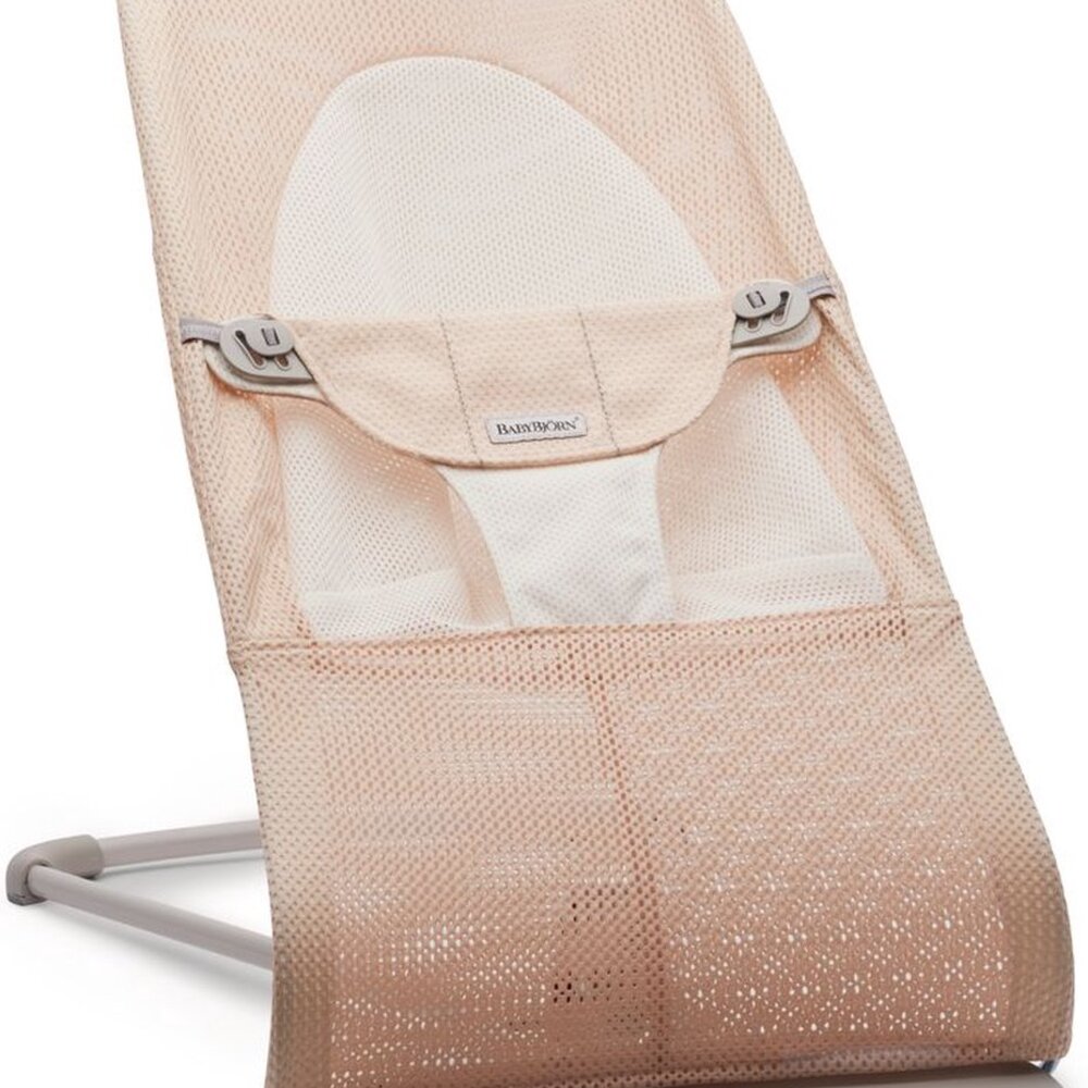 Wipstoeltje Balance Soft Mesh Parelmoerroze Wit