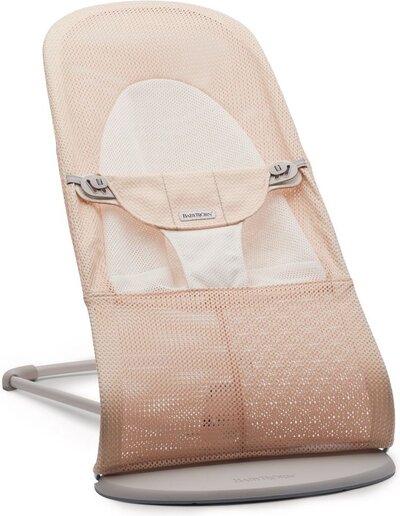 Wipstoeltje Balance Soft Mesh Parelmoerroze Wit