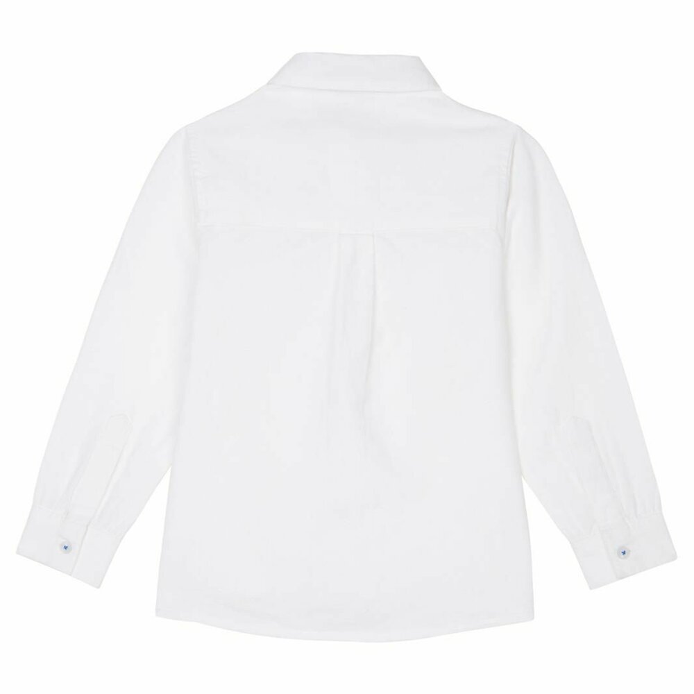 T-shirt lange mouwen Milan met strik set Blanc de Blanc