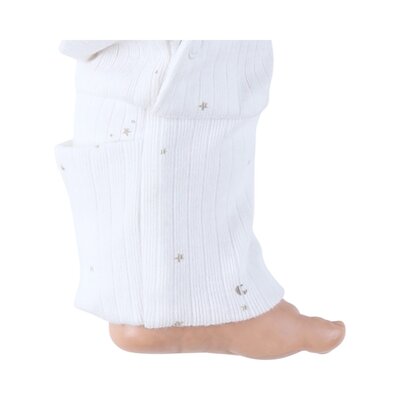Baby Pyjama, Jersey AOP - Newborn Wit