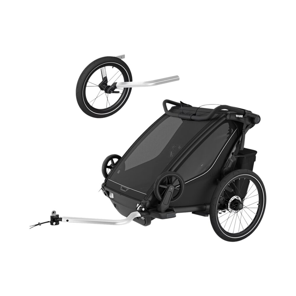 Chariot Sport 2 double jogging Bundle Zwart