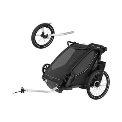 Chariot Sport 2 double jogging Bundle Zwart