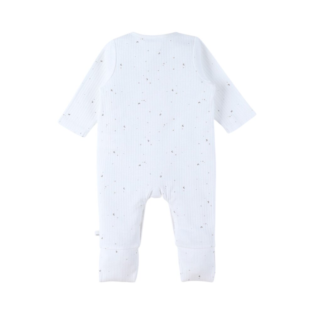 Baby Pyjama, Jersey AOP - Newborn Wit