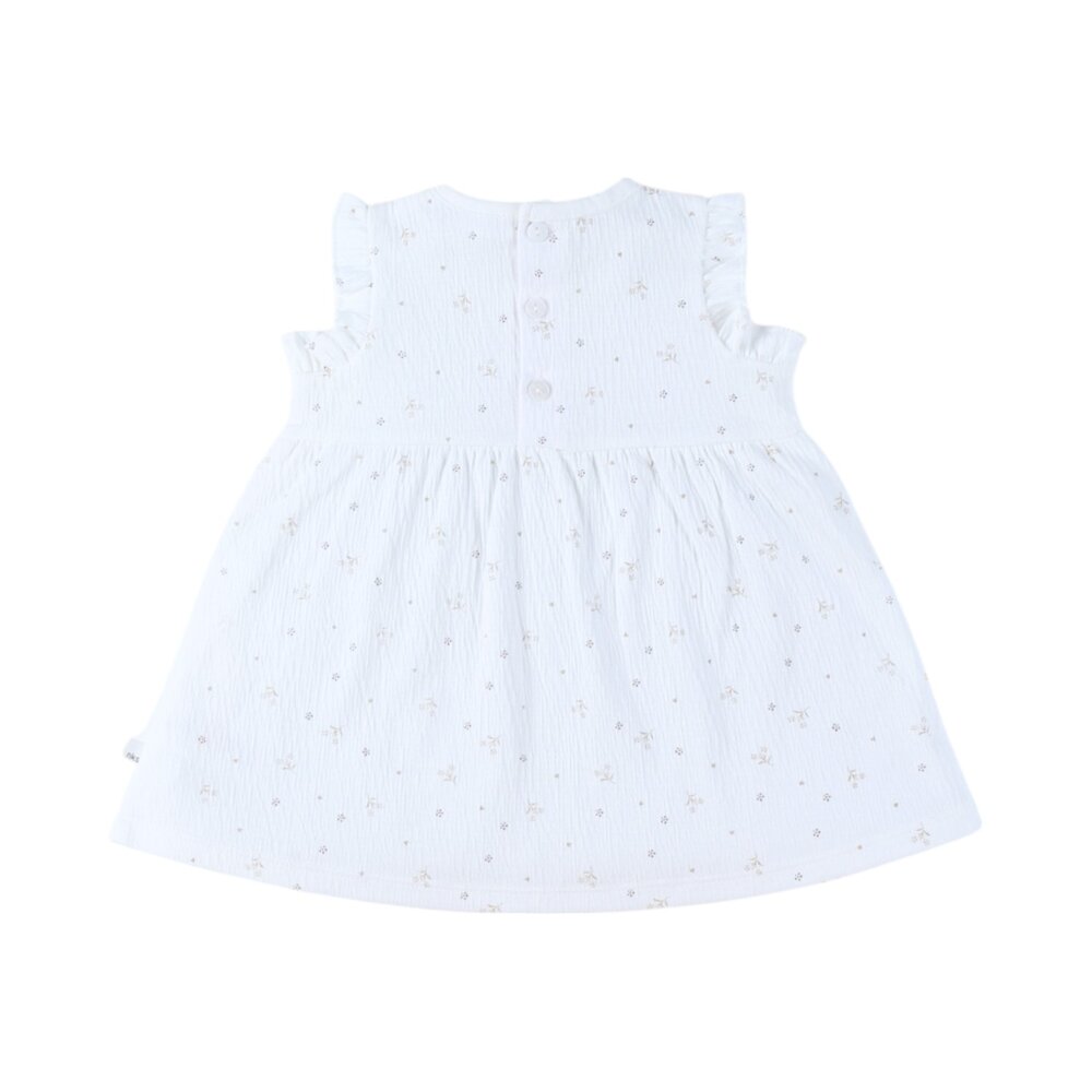 Kleedje, Jersey Gekreukeld - Newborn Beige