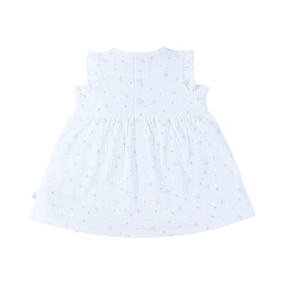 Kleedje, Jersey Gekreukeld - Newborn Beige