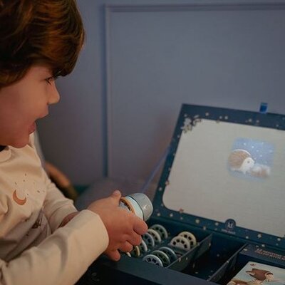 Verhalen projector zaklamp Blauw
