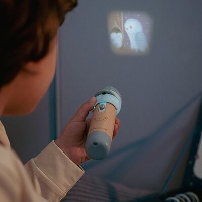 Verhalen projector zaklamp Blauw