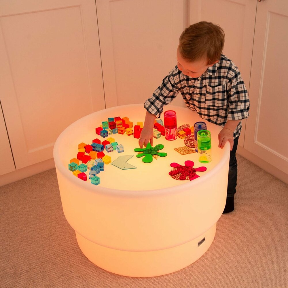 Sensorische Ontdekkings tafel met sfeerverlichting