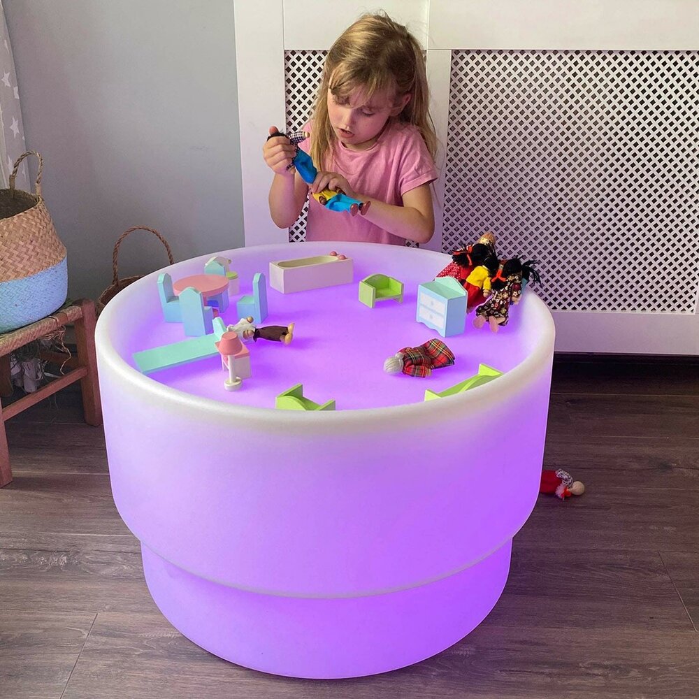 Sensorische Ontdekkings tafel met sfeerverlichting