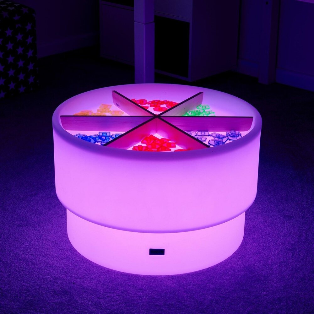 Sensorische Ontdekkings tafel met sfeerverlichting