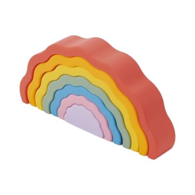 Silisoft Wobbel Regenboog (Regenboog) - Pk7