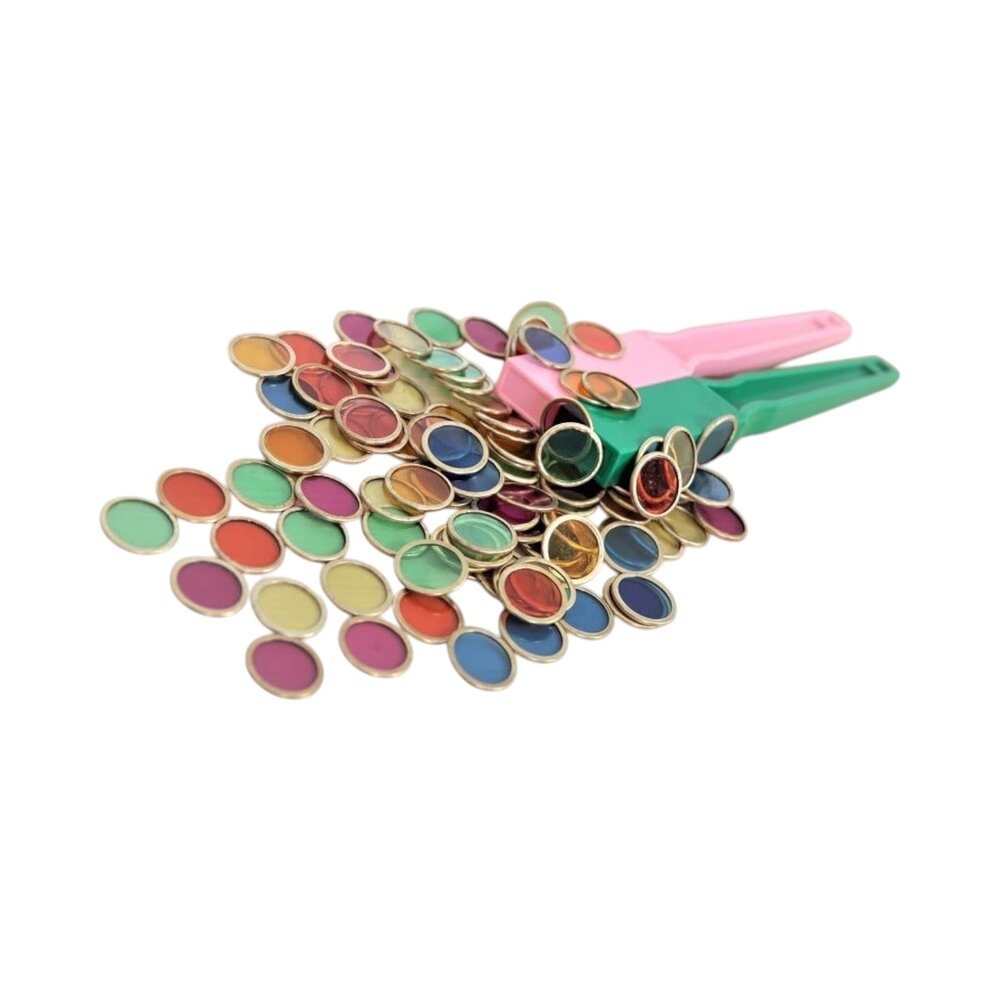 Magneetstaven 19cm (2 stuks) & Magetische chips (100 stuks)