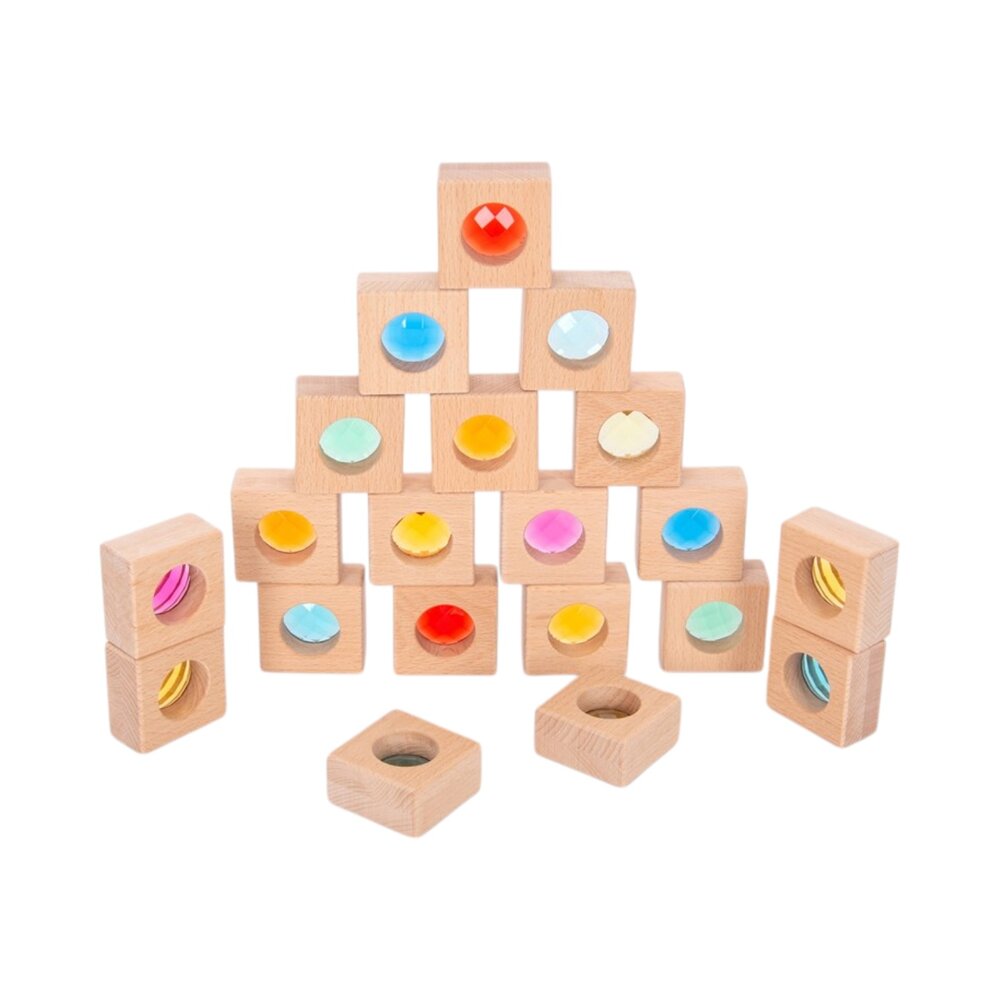 Houten Caleidoscoop Blokken Fsc 100% - Pk20
