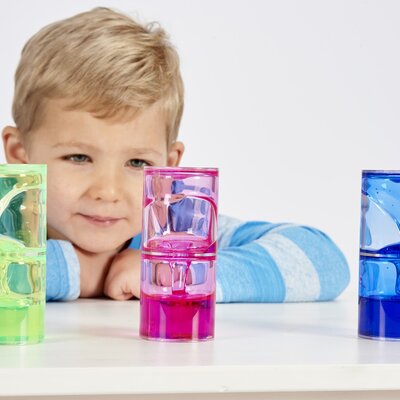 Doorschijnende Sensorische Ooze Tube Set