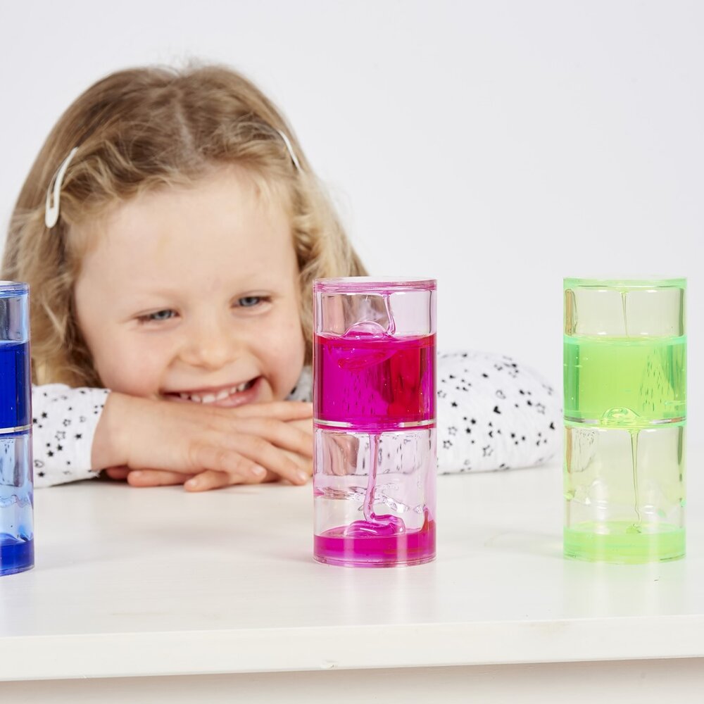 Doorschijnende Sensorische Ooze Tube Set