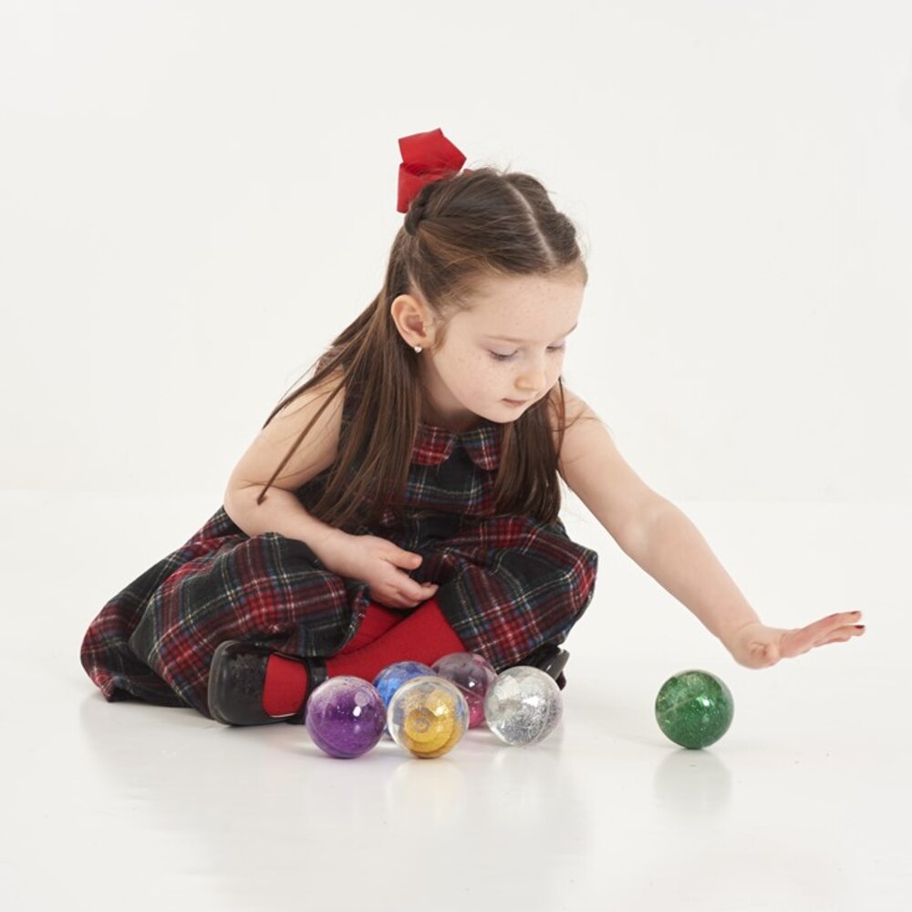 Sensorische Regenboog Glitterballen