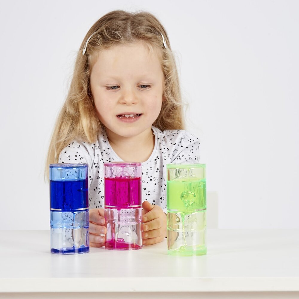 Doorschijnende Sensorische Ooze Tube Set