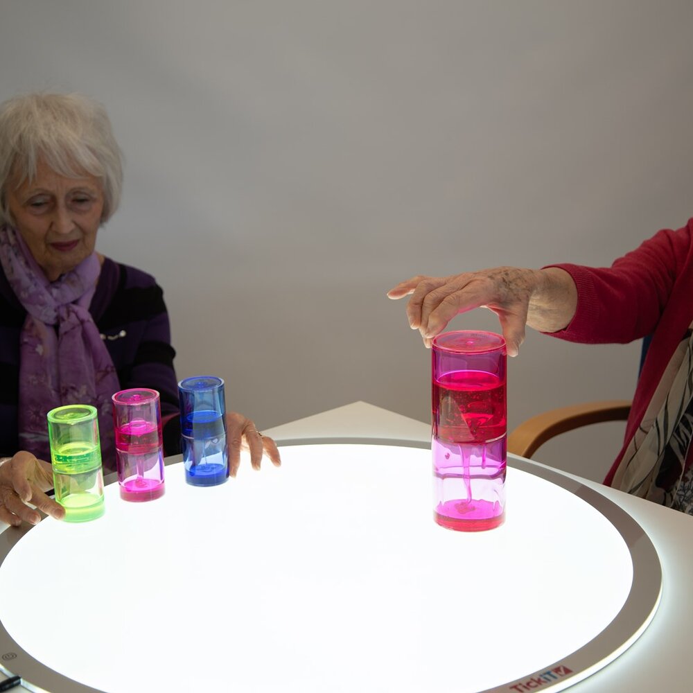 Doorschijnende Sensorische Ooze Tube Set