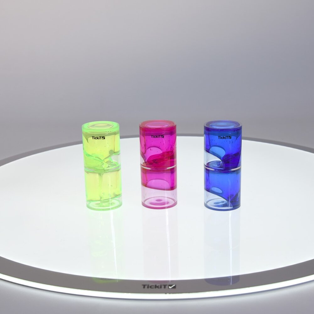Doorschijnende Sensorische Ooze Tube Set