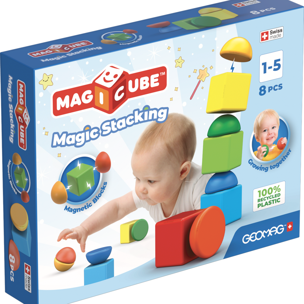 Magicube Blocks Recycled Stacking 8 pcs