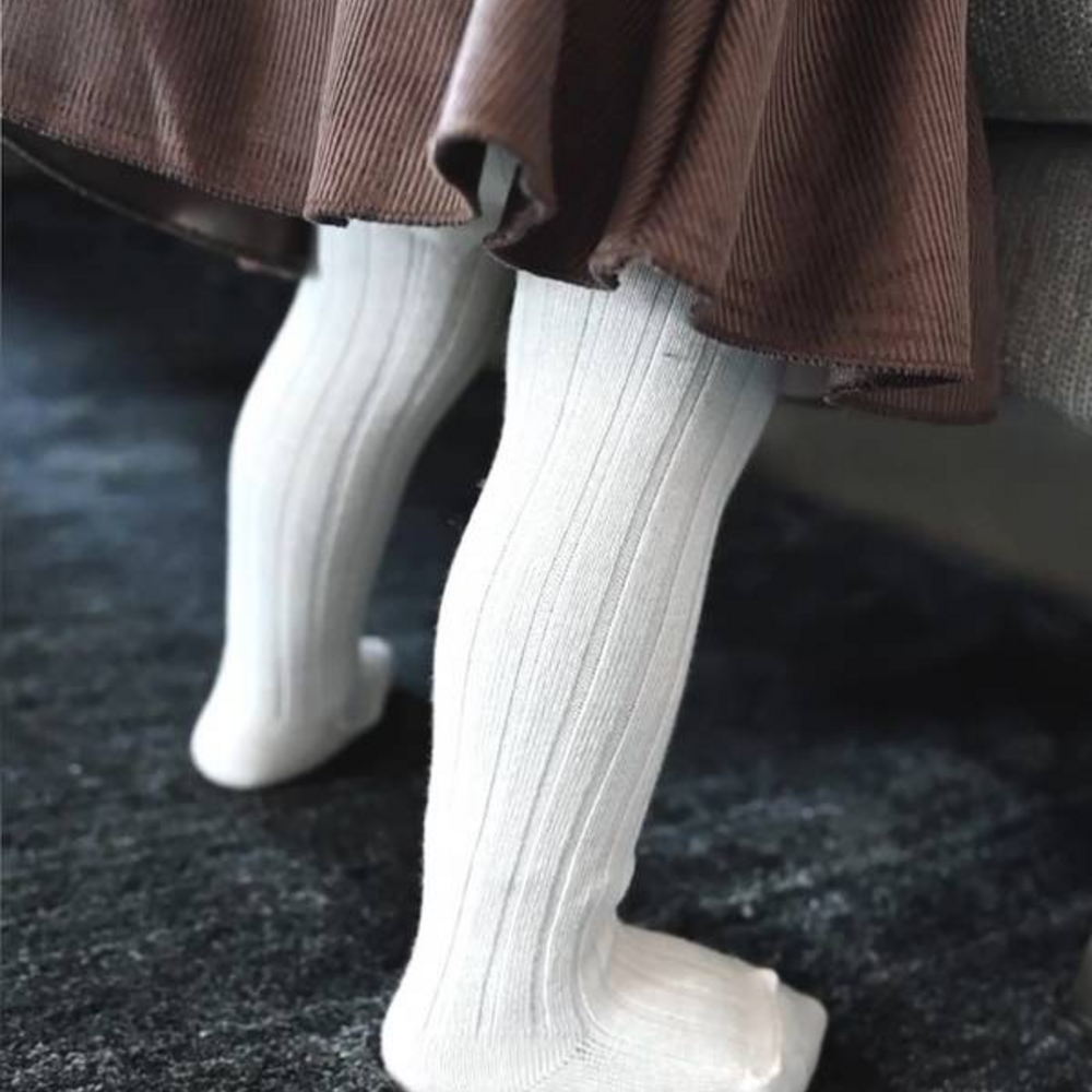 Panty in Bamboo - Gestreept Offwhite