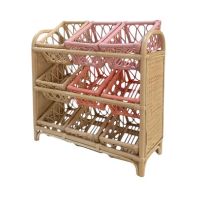 Opbergmeubel Renee Naturel Pink