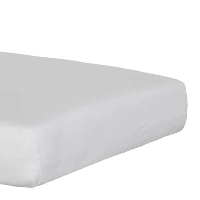 Hoeslaken eenpersoonsbed Classic white