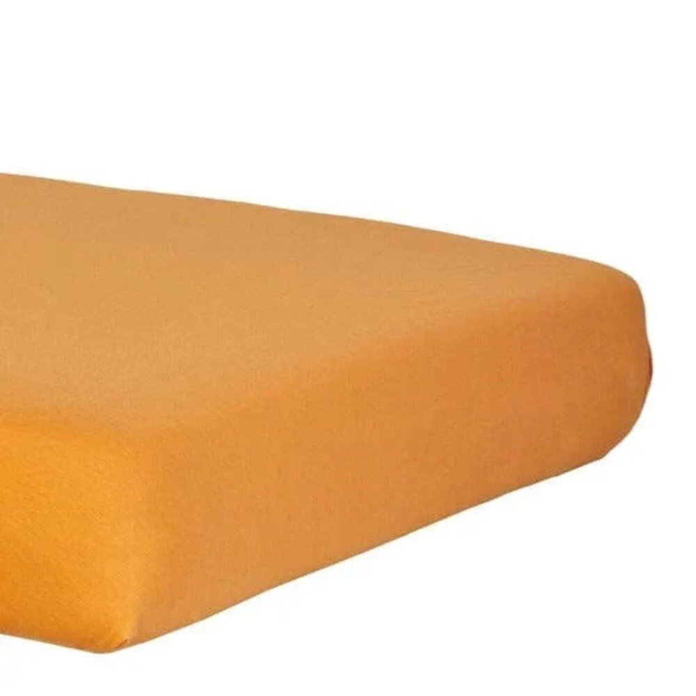 Hoeslaken eenpersoonsbed Bronze