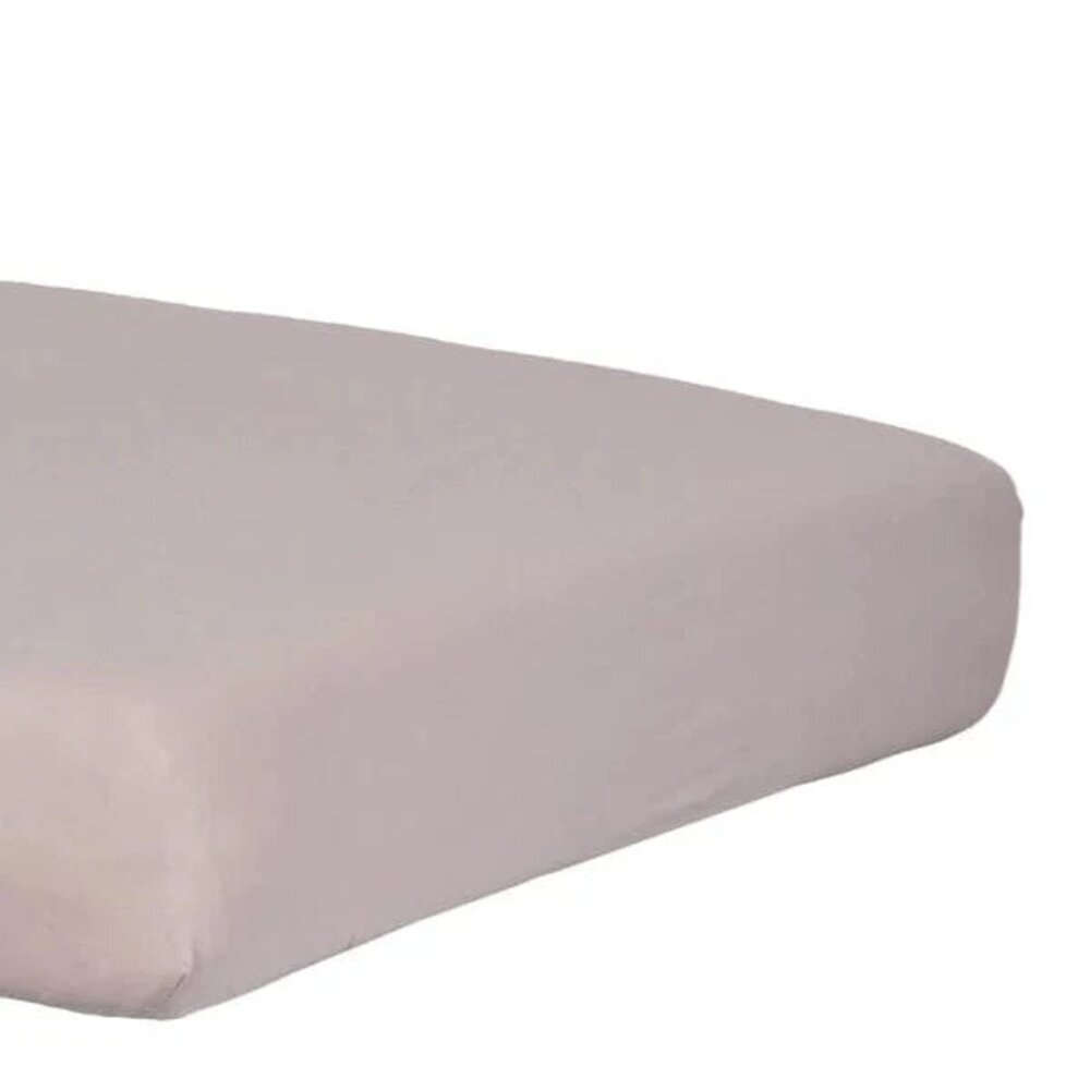 Hoeslaken eenpersoonsbed Blush pink