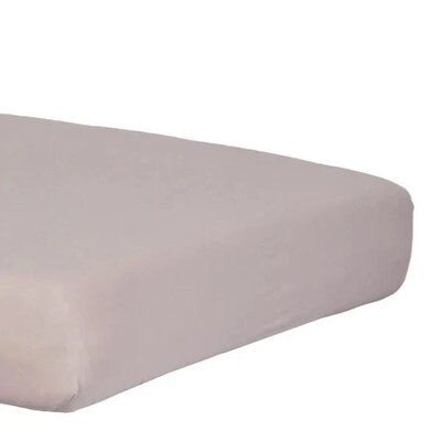 Hoeslaken eenpersoonsbed Blush pink
