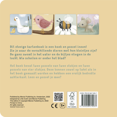 Mijn dieren puzzelboek
